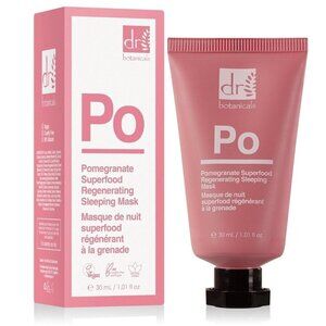 Dr Botanicals BNIB Hydrate Pomegranate Superfood Regenerating Sleeping Mask 30ml